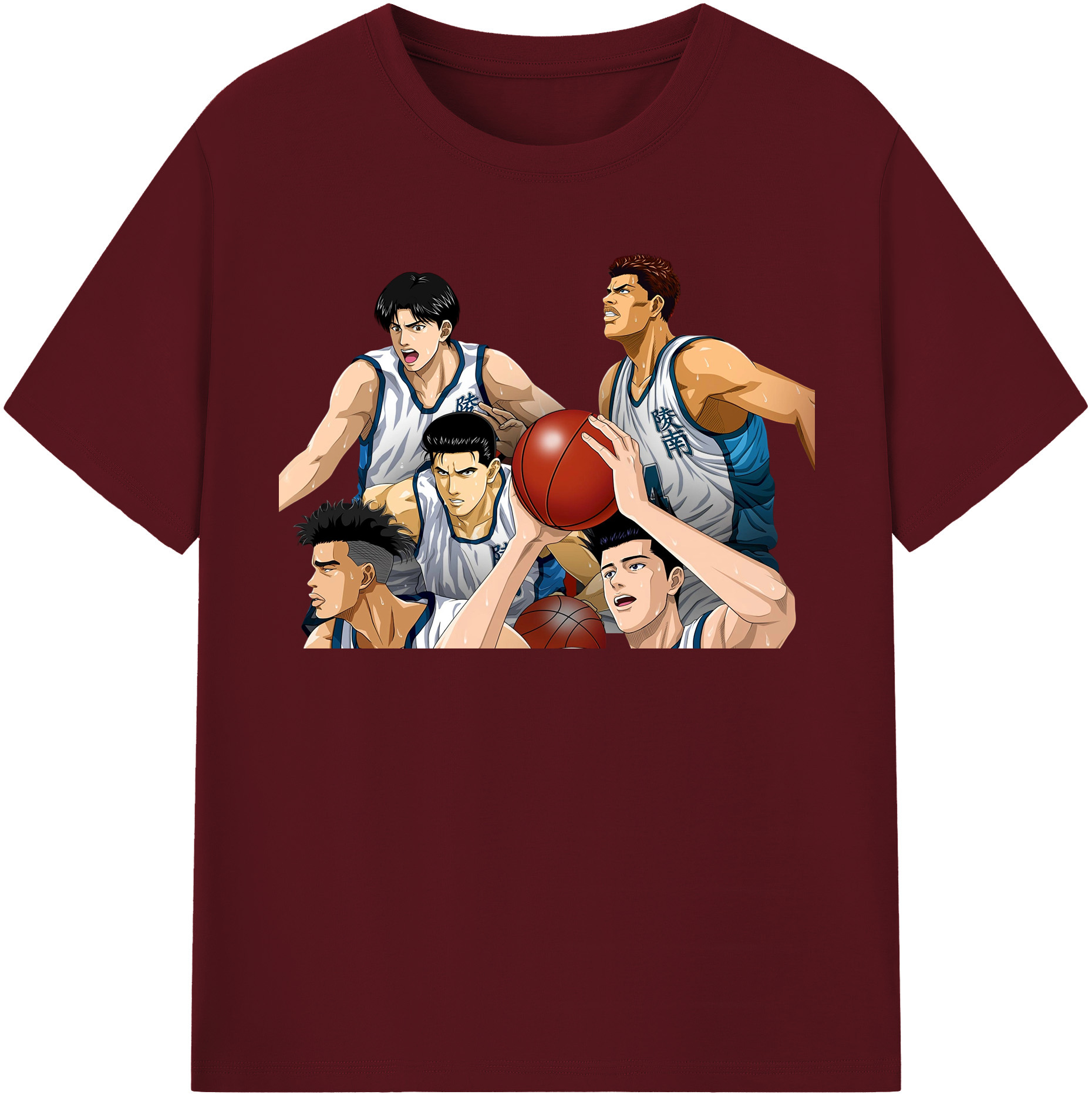 （画像用） SLAM DUNK／スラムダンク 綿100％半袖Tシャツ（フロントプリント）